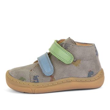 Lasten paljasjalkanilkkurit First Step -dino/grey - Froddo 