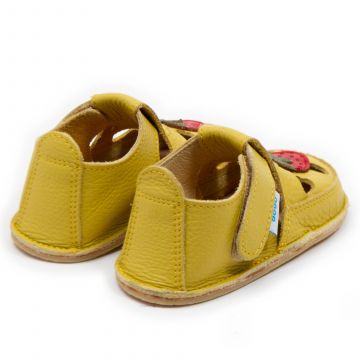 Lasten paljasjalkasandaalit- Strawberry/yellow - Dodo Shoes