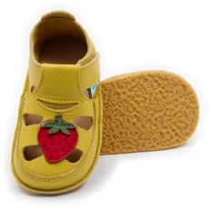 Lasten paljasjalkasandaalit- Strawberry/yellow - Dodo Shoes