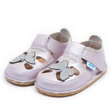 Lasten paljasjalkasandaalit- Sparkling Butterfly - Dodo Shoes