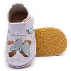 Lasten paljasjalkasandaalit- Sparkling Butterfly - Dodo Shoes