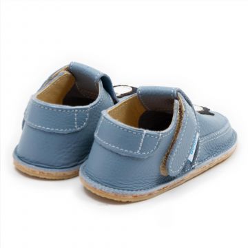 Lasten paljasjalkakengät- Penguin/ Baby blue- Dodo Shoes 