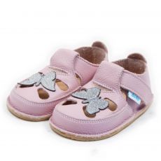 Lasten paljasjalkasandaalit- Sparkling Butterfly/Cameo - Dodo Shoes 