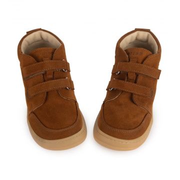 Lasten paljasjalkakengät Fox 2.0- camel suede - Zeazoo 