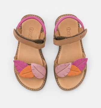 Lasten sandaalit ruskea/lehdet-Froddo 