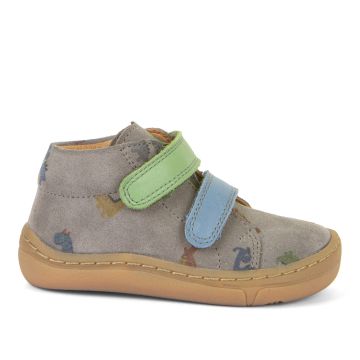 Lasten paljasjalkanilkkurit First Step -grey /dino - Froddo