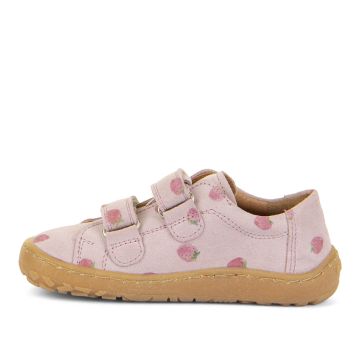 Lasten paljasjalka tarrakengät - pink/mansikka- base Froddo  