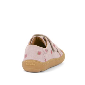 Lasten paljasjalka tarrakengät - pink/mansikka- base Froddo  