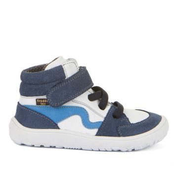  Lasten TEX-paljasjalkanilkkurit-white/denim- TEX Go Froddo 