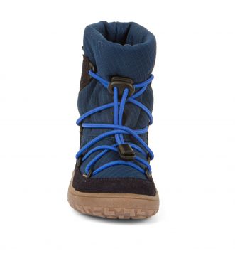 Lasten paljasjalka TEX talvisaappaat-dark blue- Track Wool Froddo