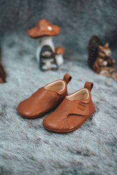 Lasten nahkatossut Walkers - cognac - Froddo