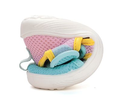 Lasten paljasjalka kangassadaalit - Baby Pink - QuickDry D.D.Step 