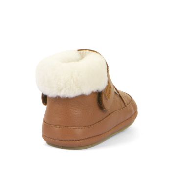 Lasten tossut lammasturkisvuorilla - Cognac - Furry Walkers Froddo