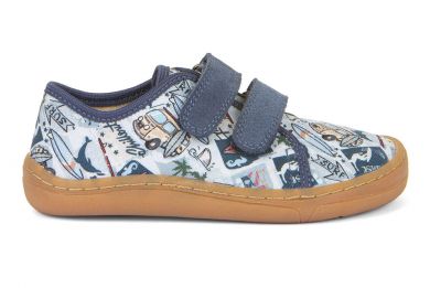 Lasten paljasjalka kangastennarit -Light Blue/surf - Froddo 