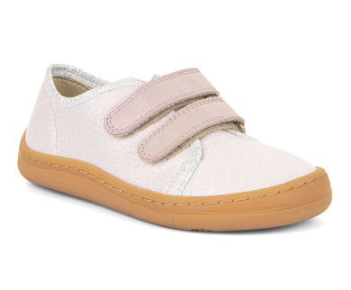Lasten paljasjalka kangastennarit -pink shine- Froddo