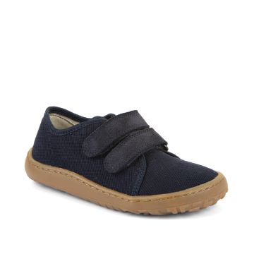Lasten paljasjalka kangastennarit -dark blue Froddo