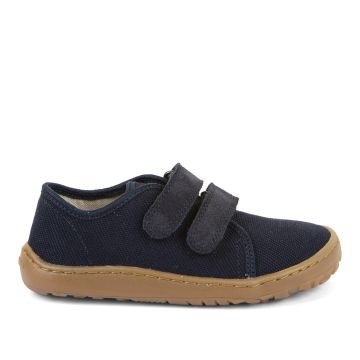 Lasten paljasjalka kangastennarit -dark blue Froddo