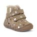 Pienten lasten talvikengät-Beige sydän- Winter Paix Up  Froddo