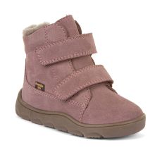  Lasten turkisvuoriset TEX-paljasjalka talvikengät - Dark pink -ZERU Furry Froddo