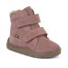  Lasten turkisvuoriset TEX-paljasjalka talvikengät - Dark pink -ZERU Furry Froddo