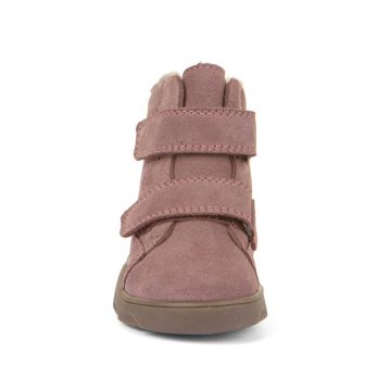  Lasten turkisvuoriset TEX-paljasjalka talvikengät - Dark pink -ZERU Furry Froddo