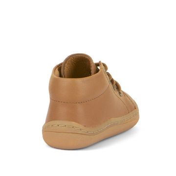 Lasten paljasjalkanilkkurit First Step Laces -cognac - Froddo