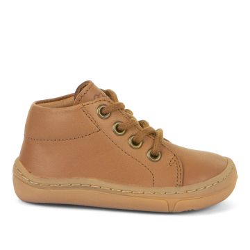 Lasten paljasjalkanilkkurit First Step Laces -cognac - Froddo
