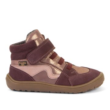  Lasten TEX-paljasjalkanilkkurit-Bordeaux/Gold - TEX Go Froddo