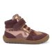  Lasten TEX-paljasjalkanilkkurit-Bordeaux/Gold - TEX Go Froddo