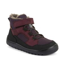 Lasten/naisten villavuoriset paljasjalka talvikengät -Dark Bordeaux- Up Path Tex Froddo