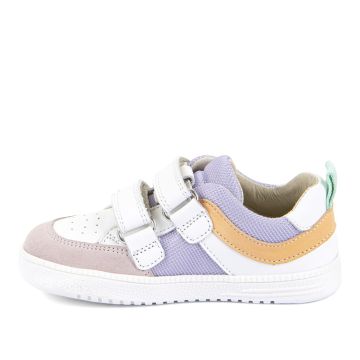 Lasten paljasjalka tarrakengät -white/lila- Zeru LOOP Froddo 