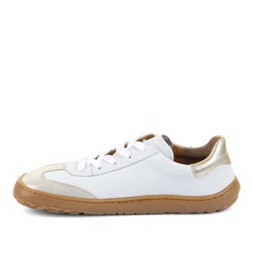 Lasten/naisten paljasjalkatennarit -white/gold - F-motion Froddo