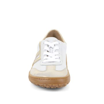 Lasten/naisten paljasjalkatennarit -white/gold - F-motion Froddo