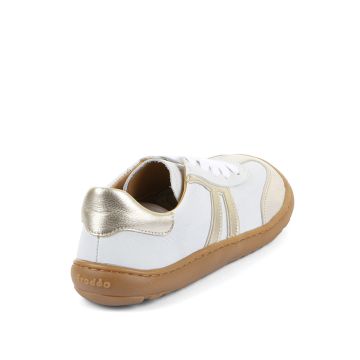 Lasten/naisten paljasjalkatennarit -white/gold - F-motion Froddo