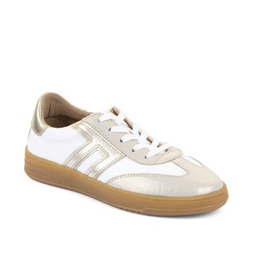 Lasten/naisten paljasjalkatennarit -white/gold - F-motion Froddo