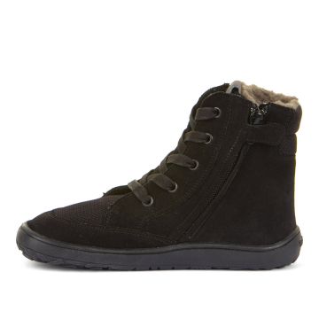 Lasten/naisten villavuoriset Tex -maiharit -musta- Wool Grow Froddo
