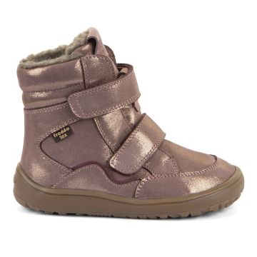 Lasten paljasjalka TEX Winter  talvikengät-Pink/Gold/Nahka -Froddo