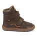 Lasten paljasjalka TEX Winter  talvikengät-Brown/Nahka -Froddo
