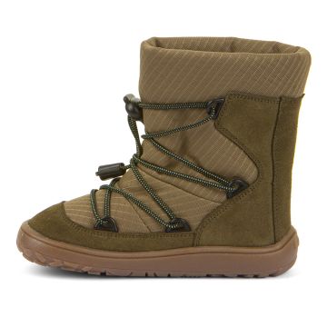Lasten paljasjalka TEX talvisaappaat- Olive - Track Wool Froddo 