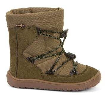 Lasten paljasjalka TEX talvisaappaat- Olive - Track Wool Froddo 