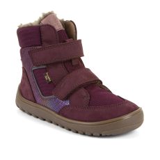 Lasten paljasjalka TEX talvikengät- Bordeaux/Multicolor - Up Hill Wool Froddo 