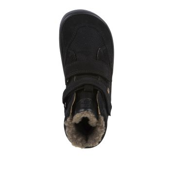 Lasten paljasjalka TEX talvikengät- Black - Up Hill Wool Froddo  