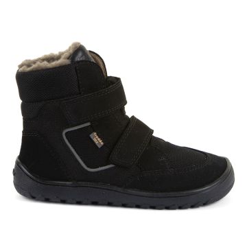 Lasten paljasjalka TEX talvikengät- Black - Up Hill Wool Froddo  