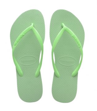 Flip flopit Slim-Green Garden -Havaianas