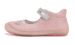Lasten paljasjalkaremmikengät- metallic pink/kukat - D.D.Step 