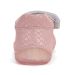 Lasten paljasjalkaremmikengät- metallic pink/kukat - D.D.Step 