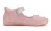 Lasten paljasjalkaremmikengät- metallic pink/kukat - D.D.Step 