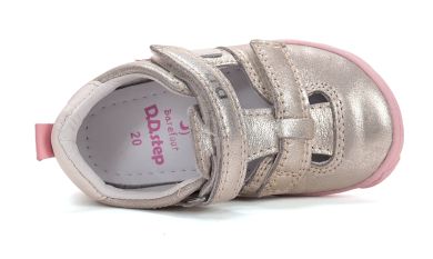 Lasten paljasjalkasandaalit- Gold-  D.D.Step 