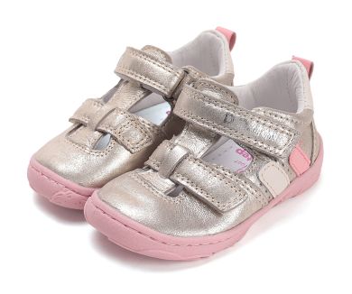 Lasten paljasjalkasandaalit- Gold-  D.D.Step 