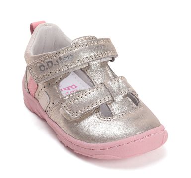 Lasten paljasjalkasandaalit- Gold-  D.D.Step 